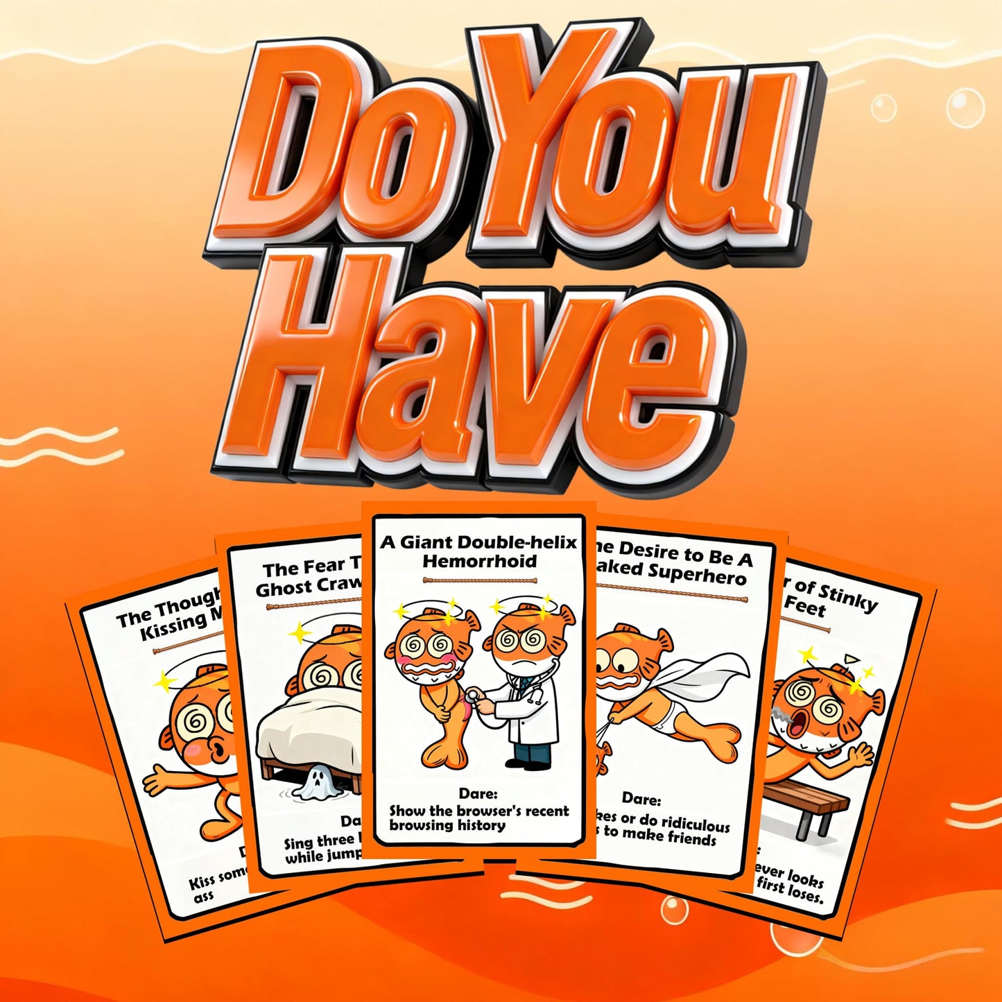 Go Fish Yourself Card Game Expansion Pack - Adult Hilarious Party Game