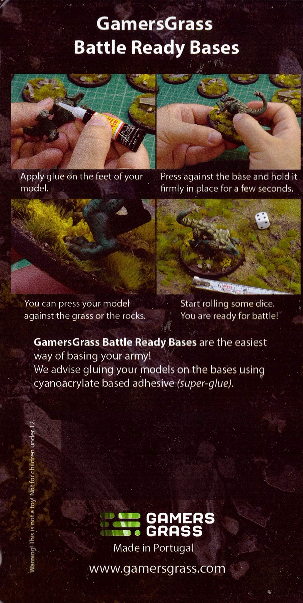 Gamers Grass - Highland Bases, Round 32mm (x8)