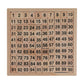 Fubeasi Montessori Game Wooden Hundred Board Number Chart Number Grid Educational Game for Kids