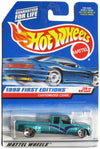 Hot Wheels - 1998 First Editions - Customized C3500 - Chevy Pickup - Die Cast - Green - #26 of 40 - Collector #663 - Limited Edition - Collectible
