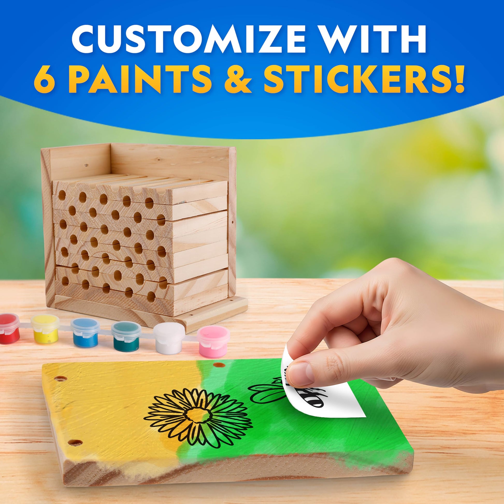 National Geographic Build a Bee Habitat Nature Craft Kit for Kids