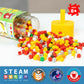 Pix Brix Pixel Art Kit Puzzle Bricks - Food Series, Taco & Drinks - Patented Building Brick Set to Recreate Your Favorite Food, Includes 808 Pieces
