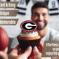 Georgia Bulldog Cupcake Toppers UGA Cake Party Decorations 24 Pcs