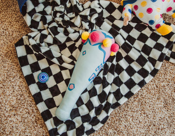 Toynk Killer Klowns from Outer Space Blue Baseball Bat 20-Inch Collector Plush Toy, Large Soft Stuffed Animal