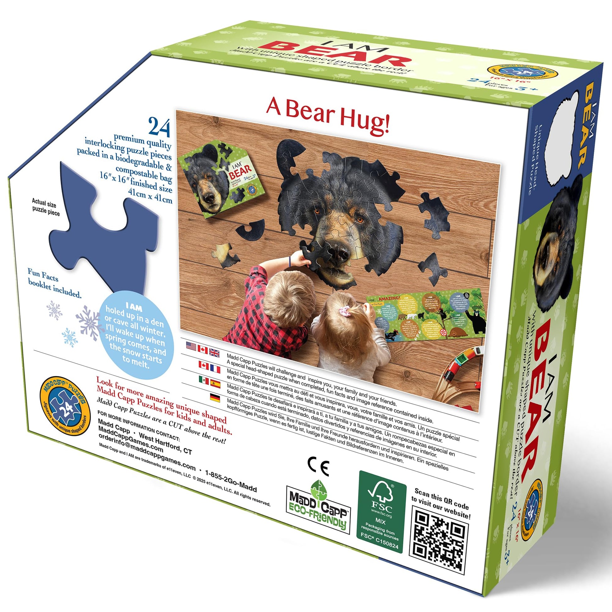 I Am Bear 24 Puzzle: 24-Pieces