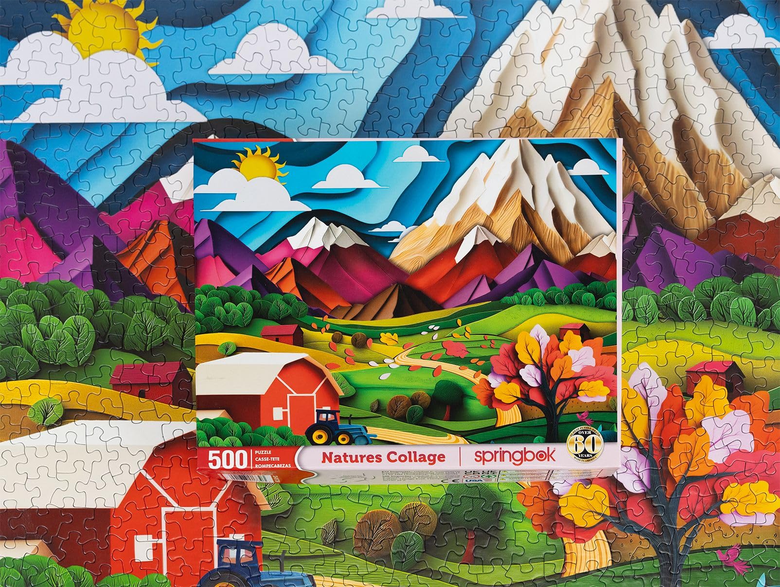 Springbok Nature's Collage 500 Piece Jigsaw Puzzle for Adults