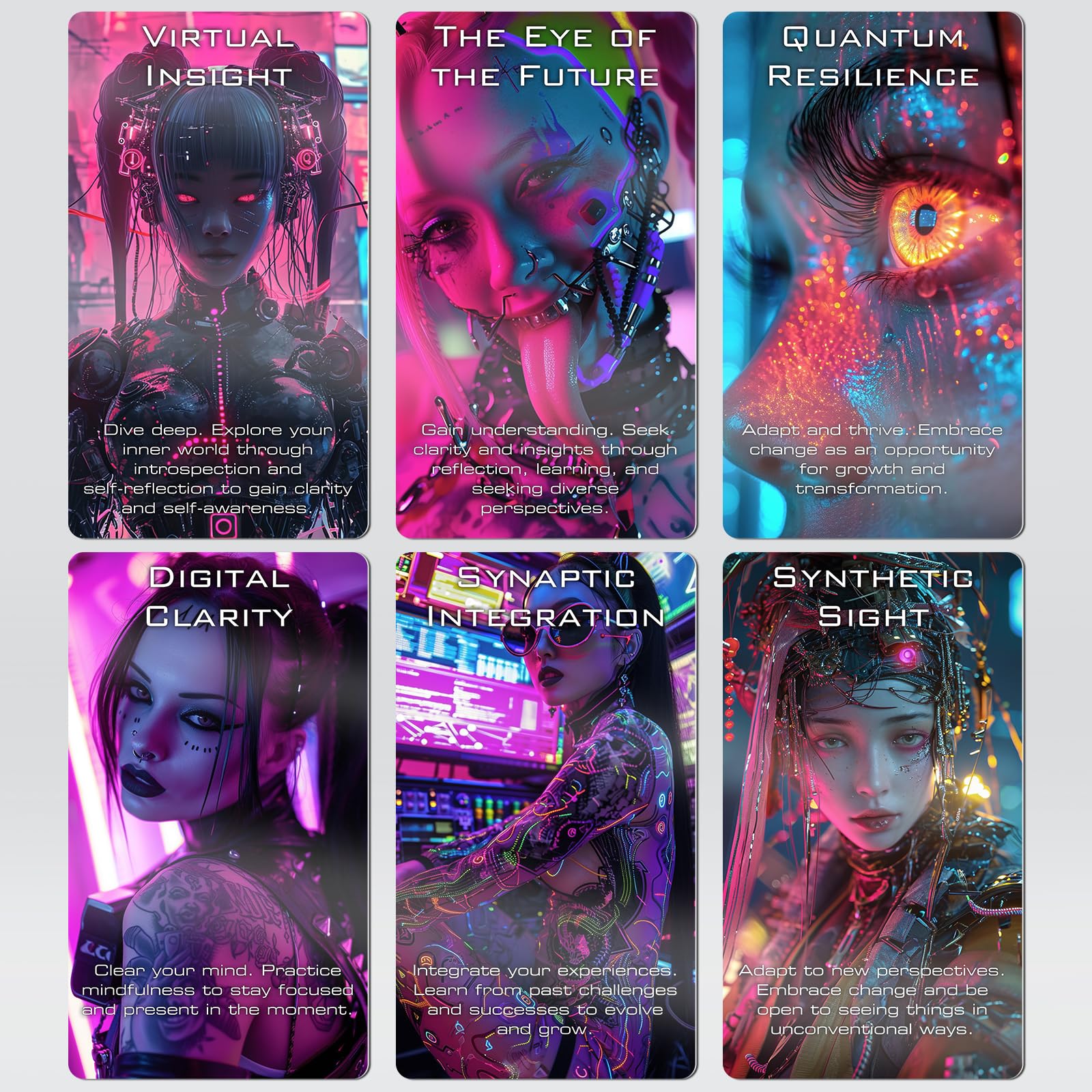 Pacify Evil Eye Oracle Cards, 60 Protection Energy Oracle Card Deck for Beginner Insight and Discovery, Haters Exposed, Eyewitness Exposed (Evil