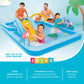 INTEX Jungle Adventure Inflatable Water Slide Park & Kiddie Pool Set Bundle