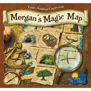 Rio Grande Games Morgan's Magic Map Tile Placement Strategy Board Game, 2-4 Players, Ages 10+