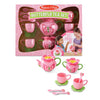Melissa & Doug Butterfly Tea Set (15 pcs) - Play Food Accessories