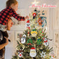 14-in-1 Christmas Tree Ornaments Building Kit, DIY Decorative Hanging Ornaments Building Toys Santa, Snowman, Gingerbread, Reindeer, Best Festival