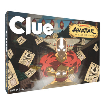 CLUE: Avatar The Last Airbender Board Game, Play as Aang, Katara, Zuko & More, Explore Iconic Locations Like Ba Sing Se to Uncover Where Appa Has