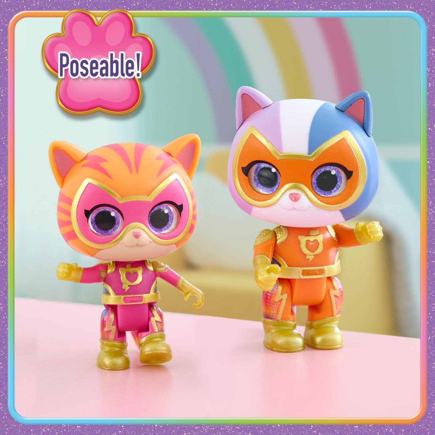 Disney Jr. SuperKitties Kittydale Figure Set with Accessories