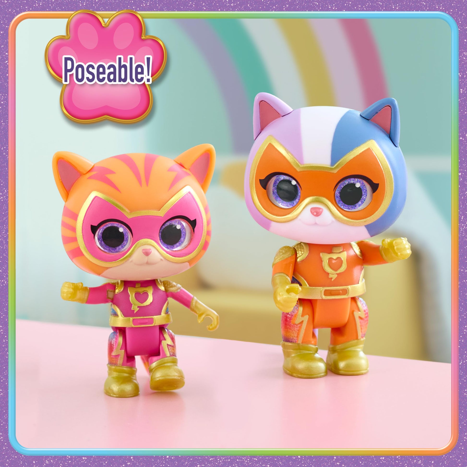 Disney Jr. SuperKitties Kittydale Figure Set with Accessories