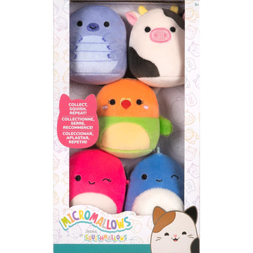Squishmallows Original Micromallows Plush 5-Pack