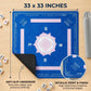 Emerald7 American Mahjong Tile Set with Mat - Premium Quality Melamine Mahjong Set with 166 Scratch-Resistant Tiles, Complete Accessories,