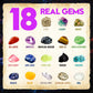 Jumbo Gemstone Dig Kit - Amethyst Excavation Science Toy for Kids Age 6-8+