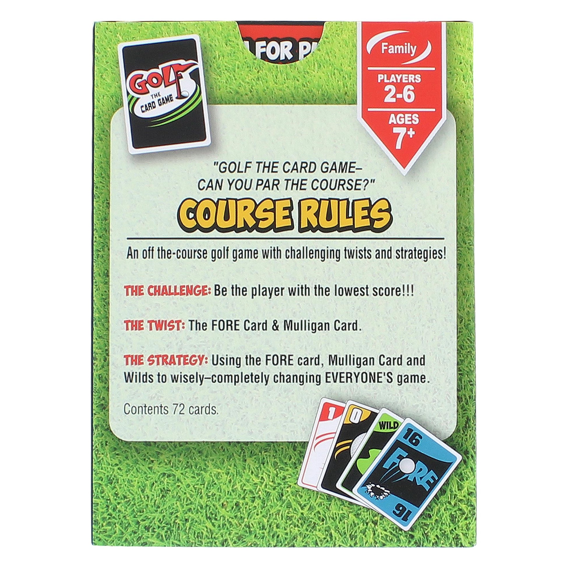 Golf The Card Game - The Classic 4-Card Golf Game for Family Game Night