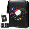 400 Pocket Trading Card Binder with 50 Removable Sleeves, Portable Zippered Card Holder, Collection Album Book Case Storage for MTG, TCG, Sports, Game