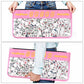 2 IN 1 Empty Mahjong Tiles Bag/Racks & Pushers Bags, 21x9 Inches, Pink