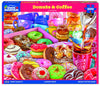 White Mountain 1000 Piece Jigsaw Puzzle Sweet Treats, Donuts & Coffee