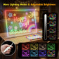 17'' Led Drawing Board for Kids - Flicker-Free LED Note Board, 10 Light Effects & 4 Light Intensities Drawing Tablet, Gifts for Girls Boys Aged 4-12