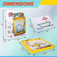 Playmags Large Magnetic Drawing Board for Kids - Magna Dots Doodle Board with Magnetic Pen - 12.5" Large Size with Kid Safe Magnets - Fun Toy Birthday