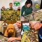 Funwares 101 Pooping Puppies Puzzle, 1000 Piece Jigsaw, Dog Lover Gag Gift