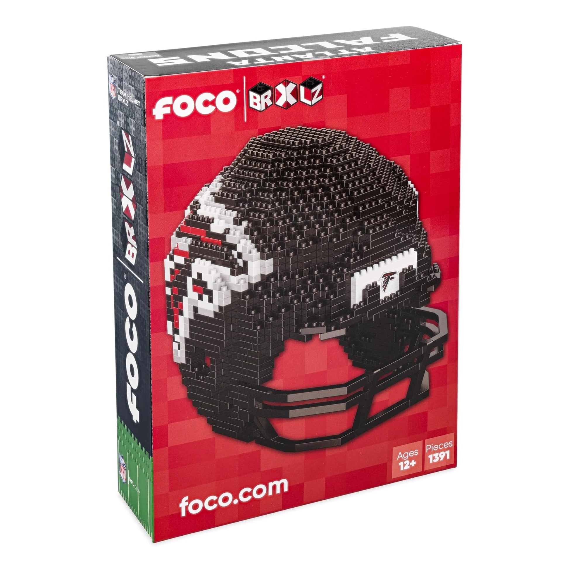 FOCO Chicago Bears NFL 3D BRXLZ Puzzle Replica Helmet Set 1Z