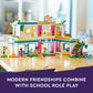 LEGO Friends Heartlake International School Playset, Building Toy for Girls Boys with 5 2023 Character Mini-Dolls & Accessories, Pretend Play School