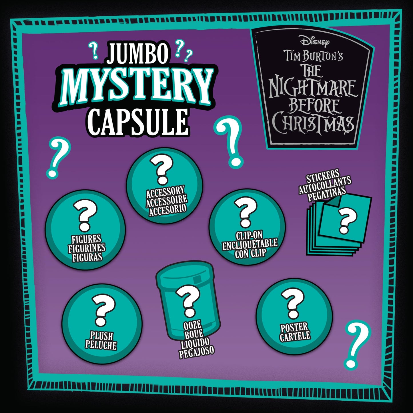 Disney The Nightmare Before Christmas Jumbo Mystery Capsule