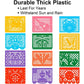 6-Pack Mexican Papel Picado Banner - 132Ft (22Ft x 6) Fiesta Party Decorations & Cinco de Mayo Supplies - 12 Patterns Waterproof Plastic Indoor