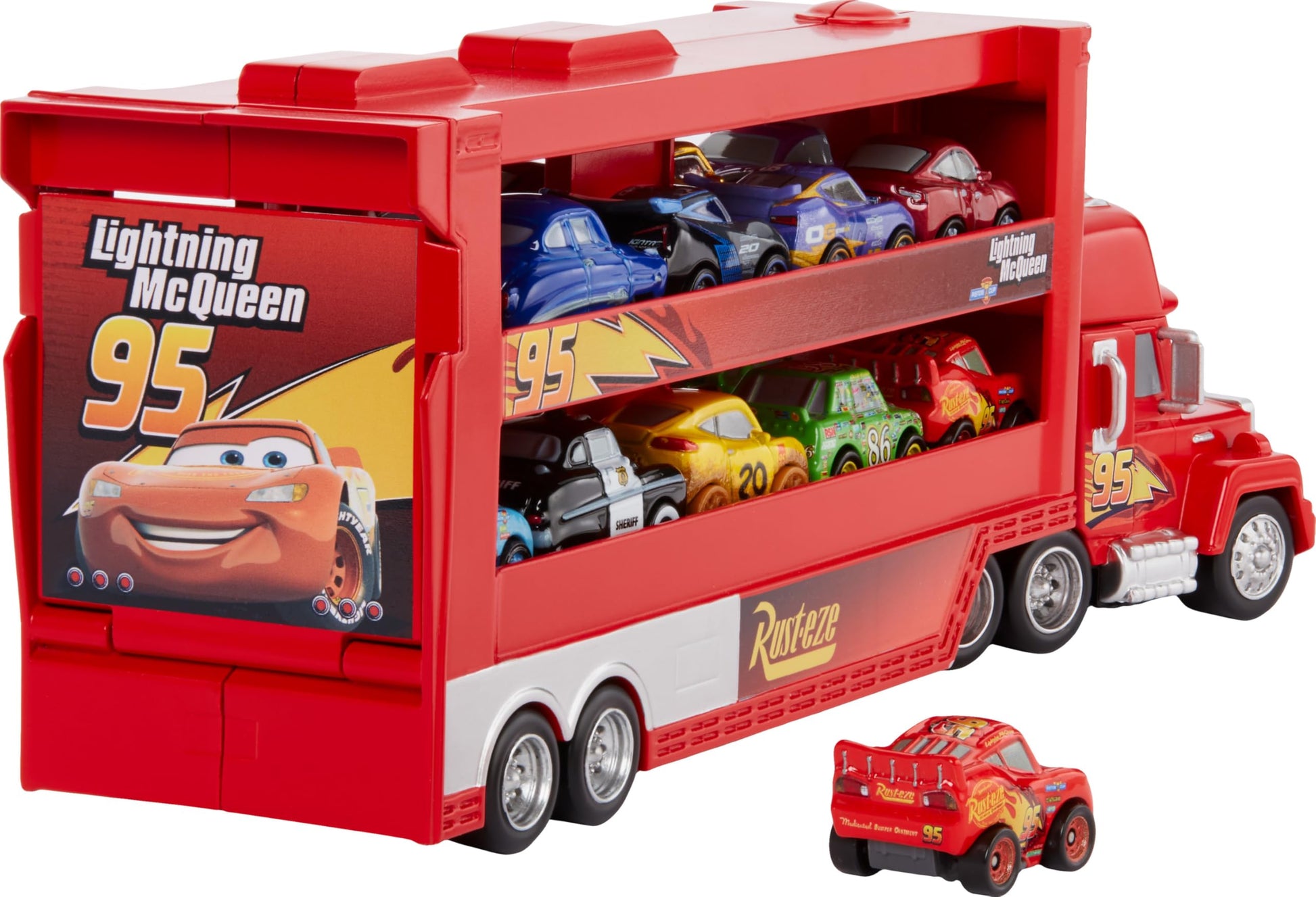 Mattel Disney and Pixar Cars Mack Mini Racers Hauler