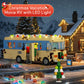 Christmas Vacation RV Building Blocks with Light, Eddie's RV Snow Camper Van Model Building Set, Christmas Vacation Holiday Caravan Car Xmas Present