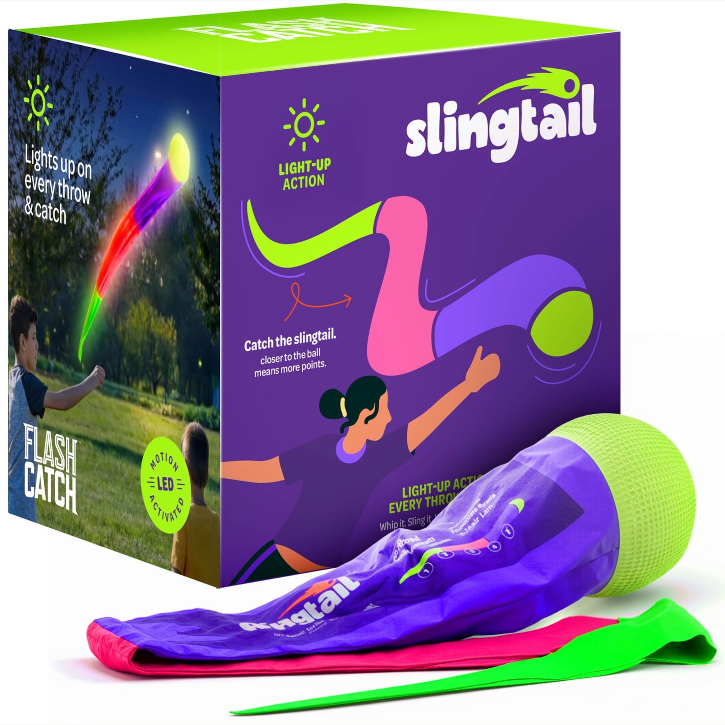Light-up Slingtail Ball Toy - Baseball Tail Toys for Boys Ages 8-13 Years