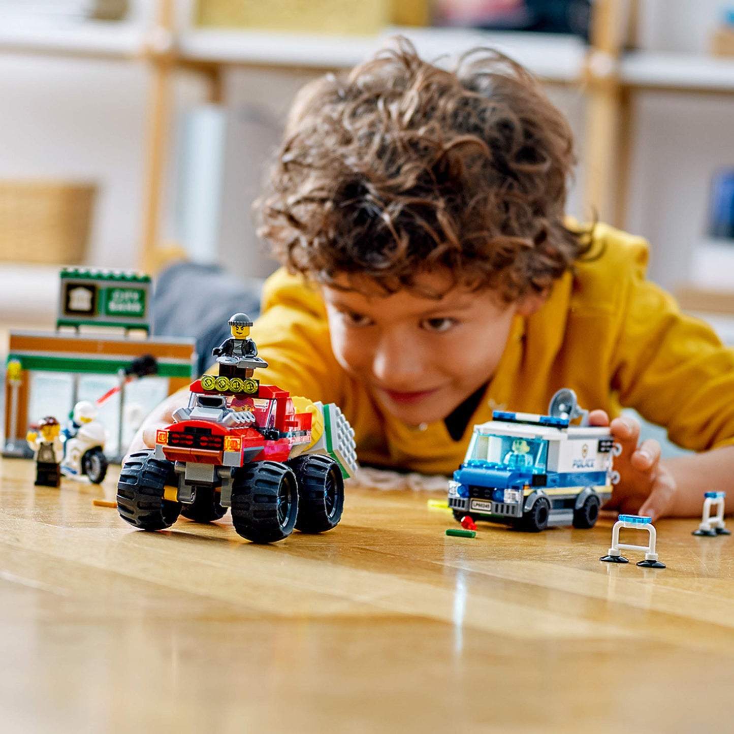 LEGO City Police Monster Truck Heist 60245 Police Toy, Cool Building Set for Kids (362 Pieces)