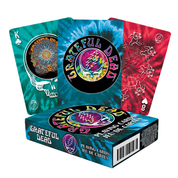 AQUARIUS Grateful Dead Playing Cards Standard Size - Themed Novelty Deck with 52 Unique Band Designs - Collectible Merchandise Gift for Teens