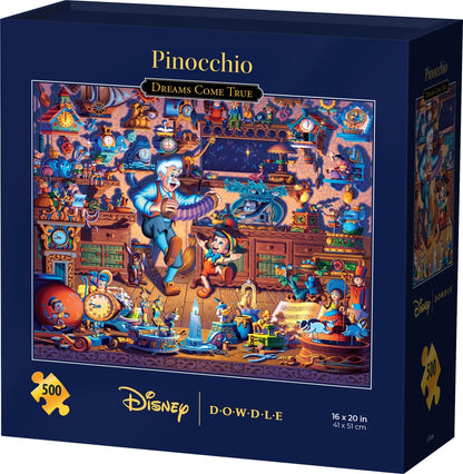 Pinocchio Dreams Come True, Disney Dowdle Puzzle, 500 Piece Jigsaw Puzzle for Adults