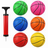 Shindel 6 PCS Mini Basketballs with Pump, 4.7 Inch, Multicolor