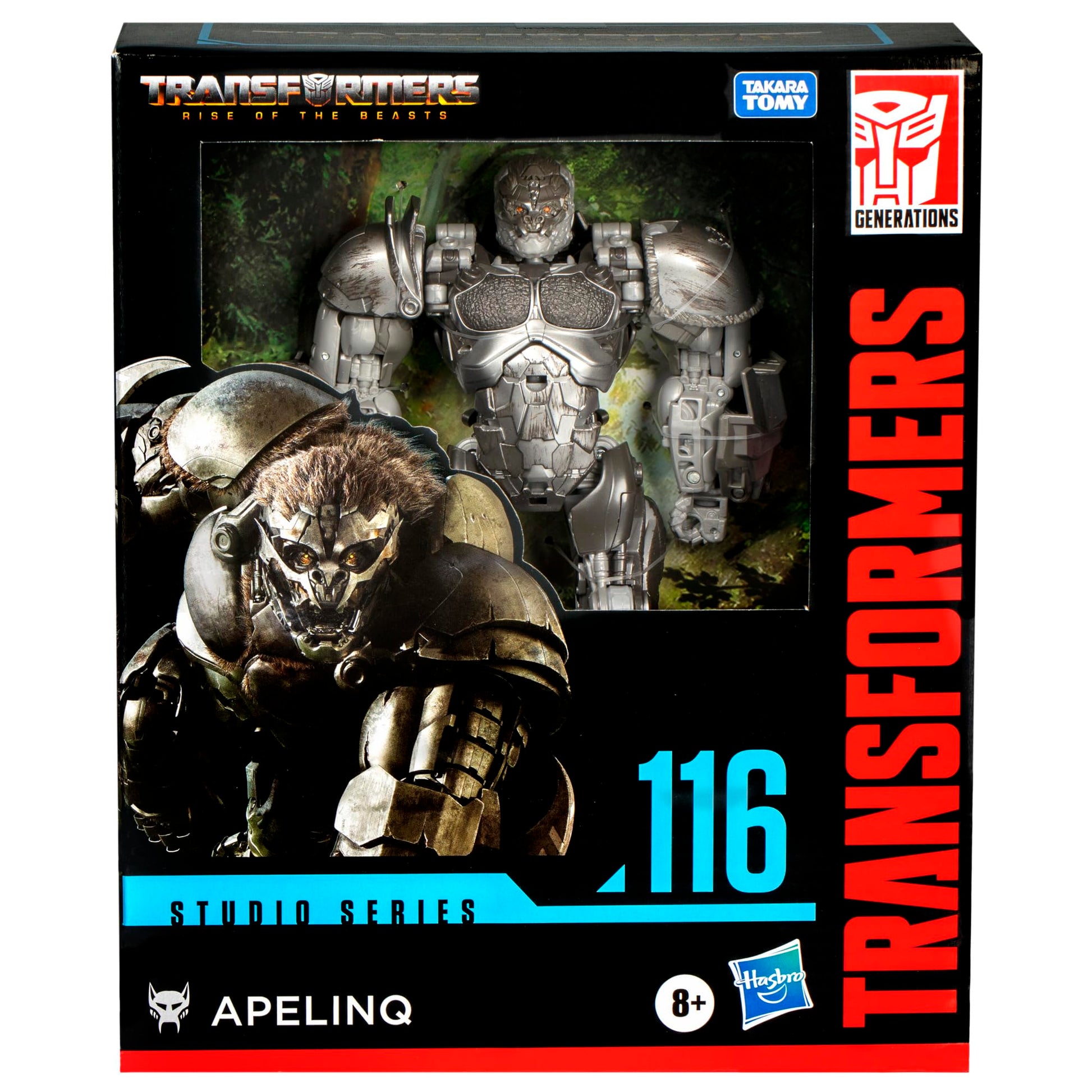 Transformers Toys Studio Series Leader Class Rise of the Beasts 116 Apelinq, 8.5-inch Converting Action Figure For Boys And Girls Ages 8+