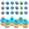 DecoPac SpongeBob SquarePants Rings, SpongeBob Cupcake Toppers Featuring SpongeBob, Patrick, Gary, Mr. Krabs, Sandy Cheeks, And Squidward - 24 Pack