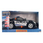 Mighty Fleet Power Movers 15” Interactive Police Car Toy - Motion Drive Motorized Action, Flashing Lights & Siren, Working Spotlight, Batteries