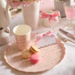 Meri Meri Floral Paper Plates (Pack of 8), Floral Disposable Plates for Party, Scalloped Edge, 2 Sizes (Dinner and Side)