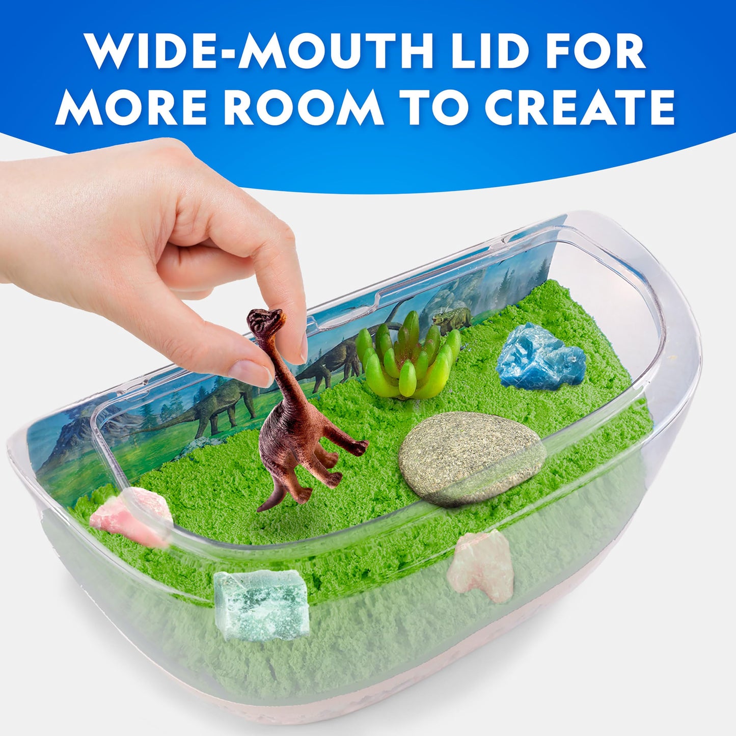 National Geographic Light-Up Dinosaur Terrarium Science Kit for Kids