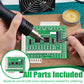 SMD Soldering Practice Kit,Advanced Surface Mount Device Training Electronic Components Practice Board Skill Training Soldering Kit for Electronics