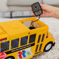 Maxx Action Mega School Bus Toy with Joystick Controls, Real Working Microphone, Lights and Sounds, Sliding Roof, Friction Powered
