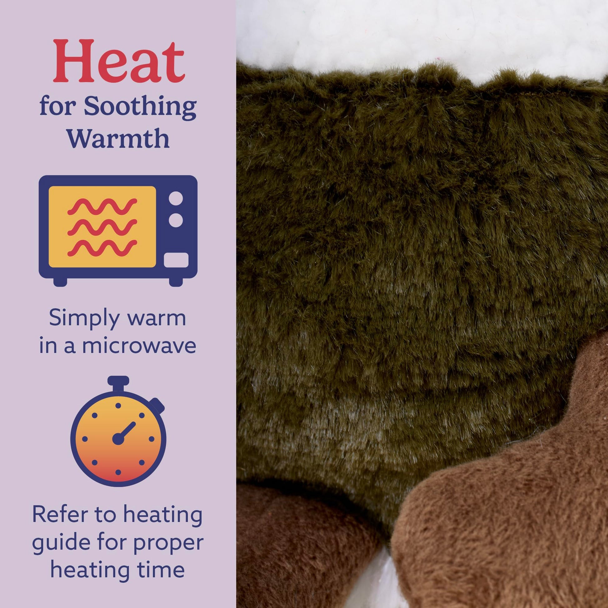 warmies Microwavable & Weighted Stuffed Animals, Salmon Sushi - Heated Stuffed Animal Plushie for Warmth & Comfort - Cute Soft Plush Toys for Adults
