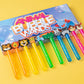 WHALEISLAND 20PCS Safari Animal Bubble Wands, Jungle Party Favors for Kids
