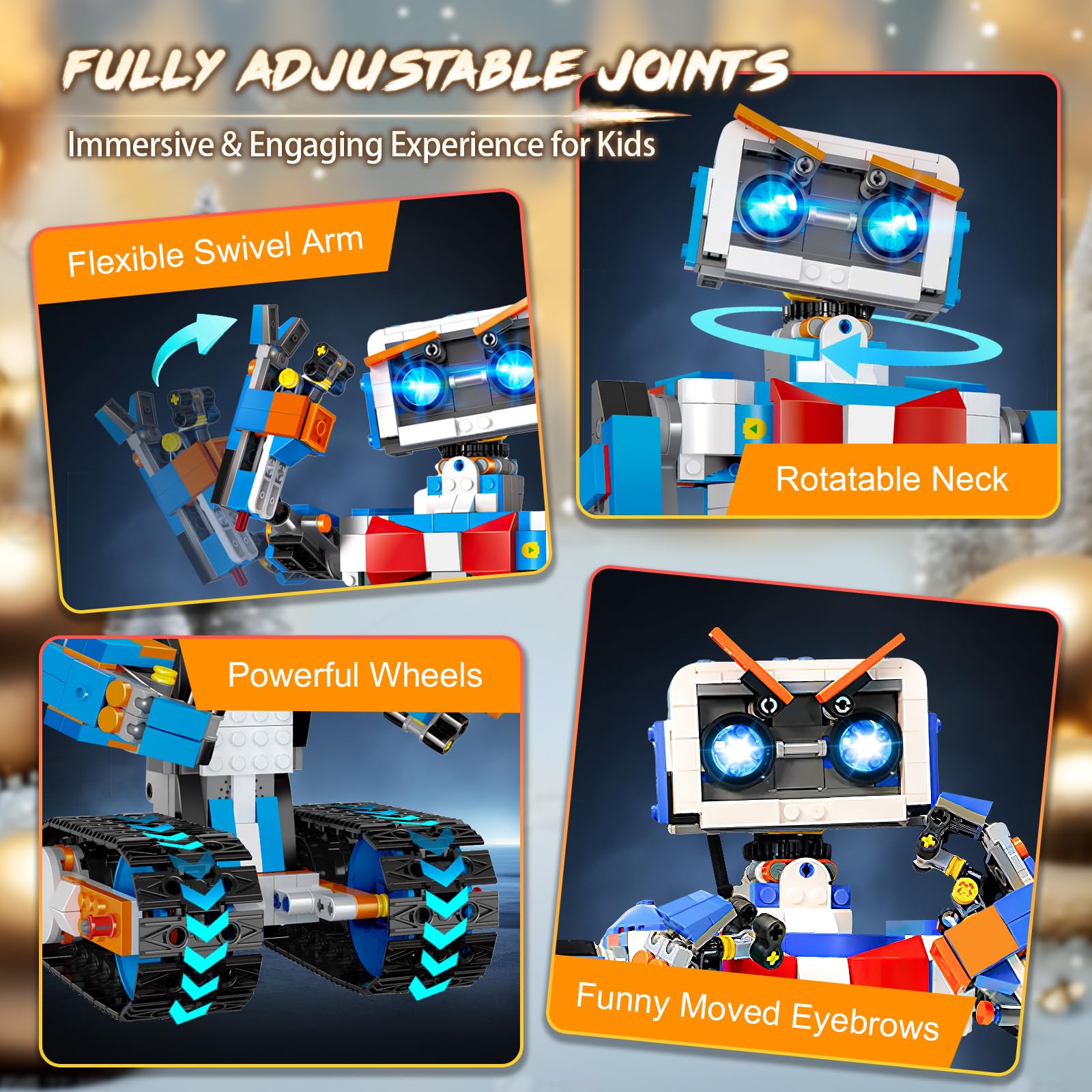 STEM Robot Building Toys for Kids, Robotics Science Toy for Boys Age 8-12