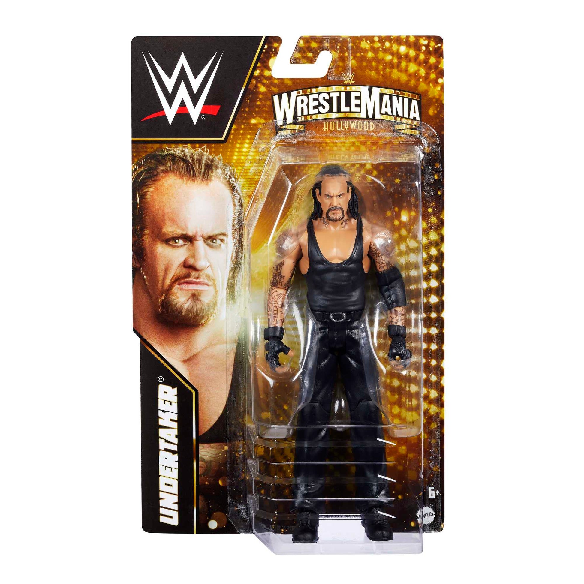 Mattel WWE WrestleMania Undertaker Action Figure , Collectible with 10 Points Articulation & Life-like Detail, 6-inch